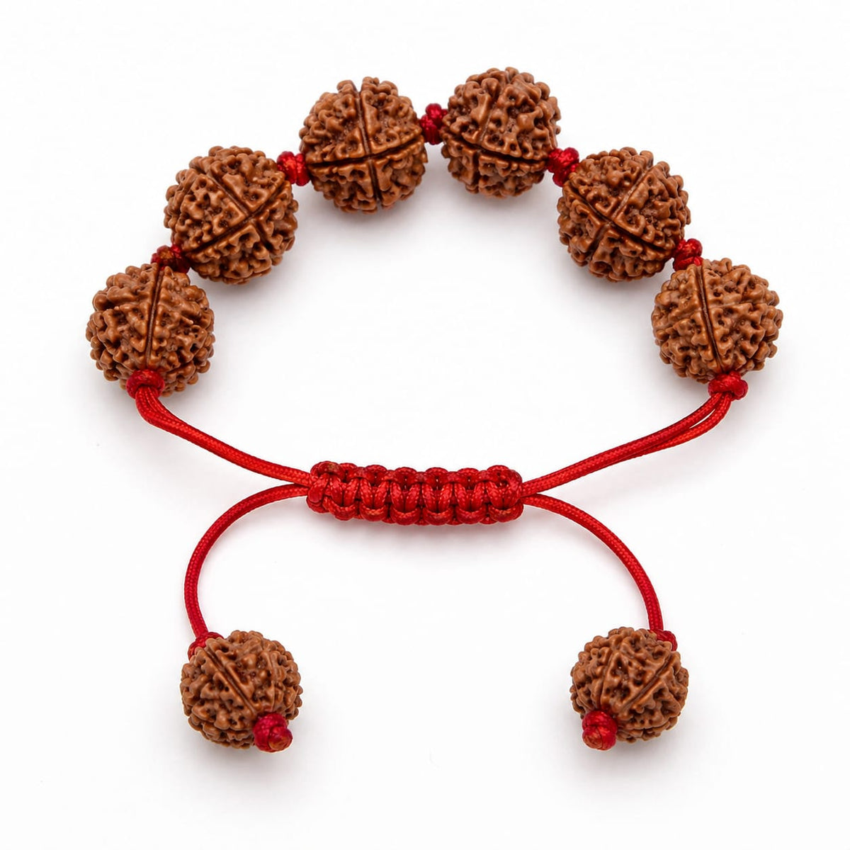 Original 7 Mukhi Rudraksha Bracelet - Natural Seven Face Rudraksh Bracelet for Wealth & Prosperity